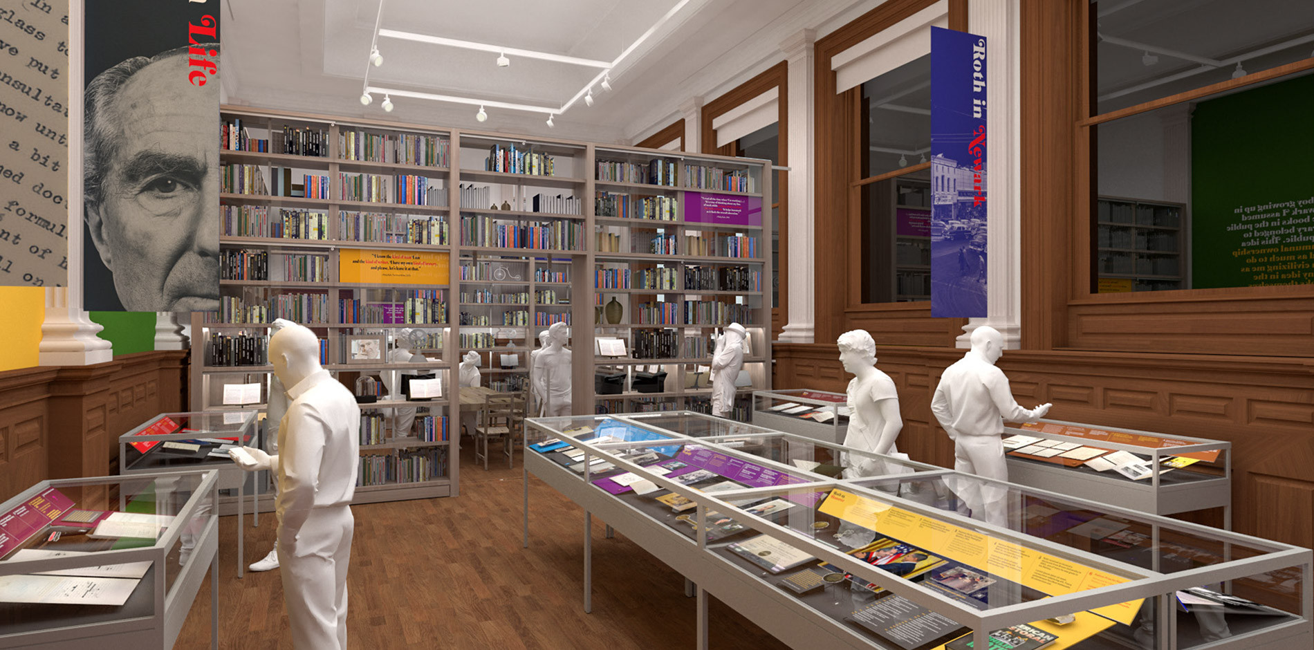 Renovation to Newark Public Library Creating Historic Philip Roth Room